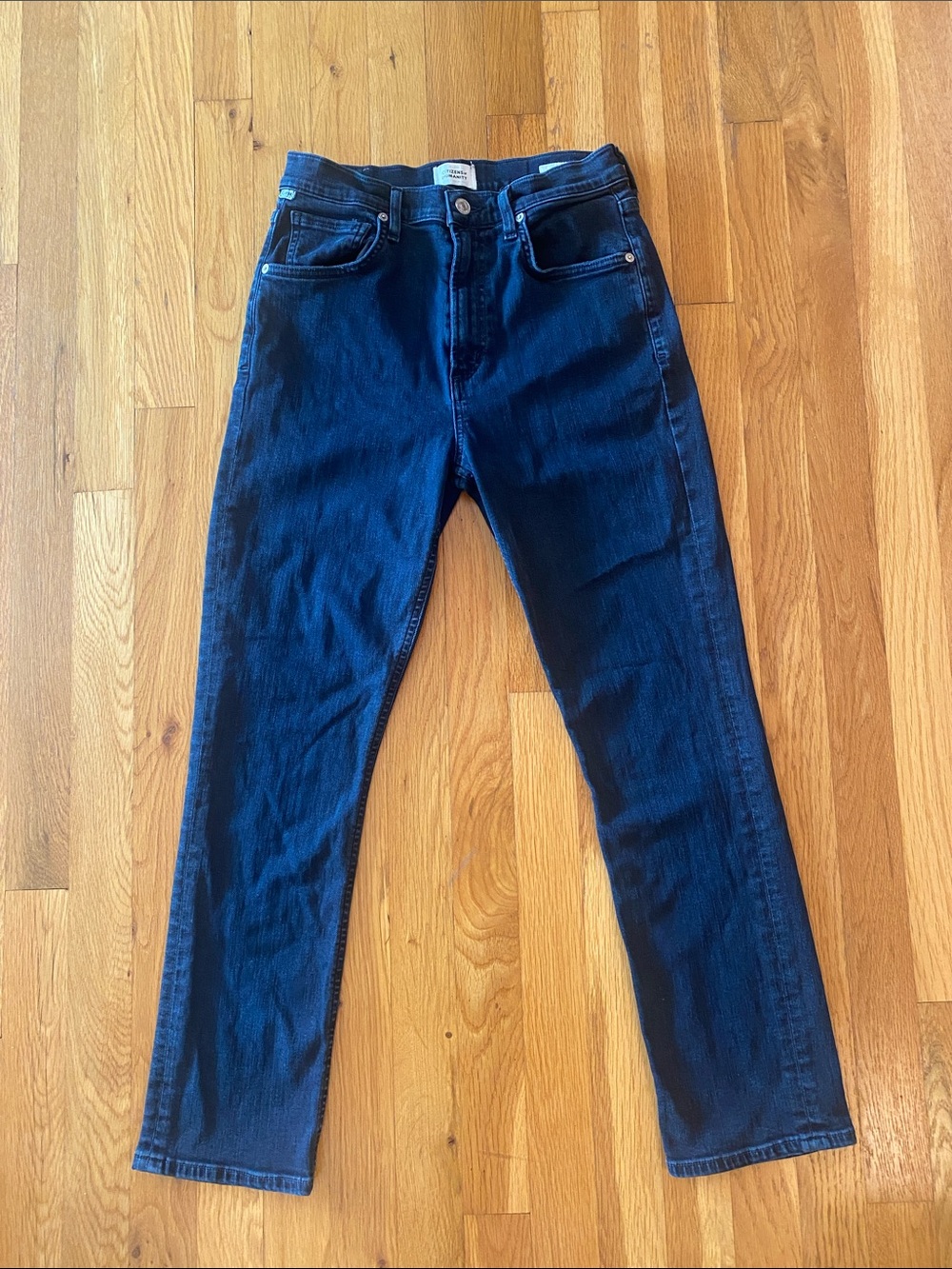Citizens of Humanity Jolene High Rise Vintage Slim Straight Jeans Blue Size 26